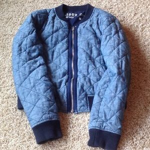 Gap quilted bomber jacket